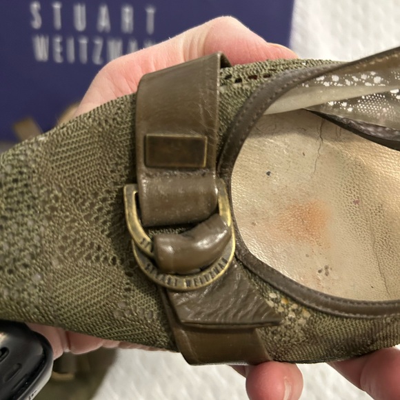 Stuart Weitzman Dark Green Heels - Picture 5 of 10